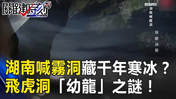 湖南喊霧洞「聞聲吐氣」！內藏千年寒冰！？飛虎洞「幼龍」之謎！？ 關鍵時刻 20170725-4 黃創夏 傅鶴齡 - 天天要聞