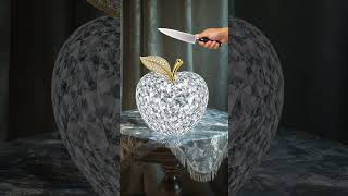 ASMR cutting of diamond apple #asmr #asmrsounds
