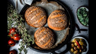 Pogaca- Buns with spinach and cheese filling Pogaca- Buns with spinach and cheese filling