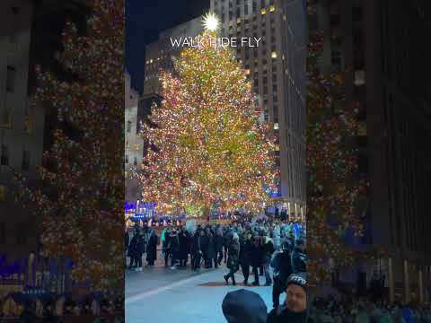 Vídeo: L'arbre de Rockefeller s'apaga a la nit?
