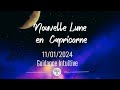 Nouvelle lune en capricorne du 11012024guidance intuitive