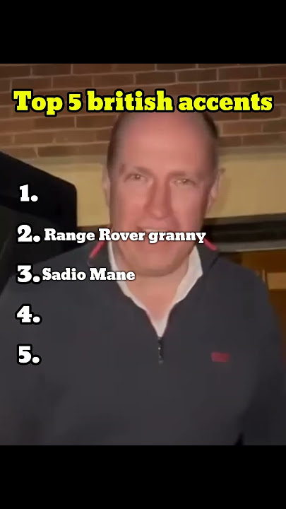Top 5 worst british accents 😤