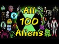Ben 10 All 100 Aliens Name And Abilities Explained All Series Unseen Aliens
