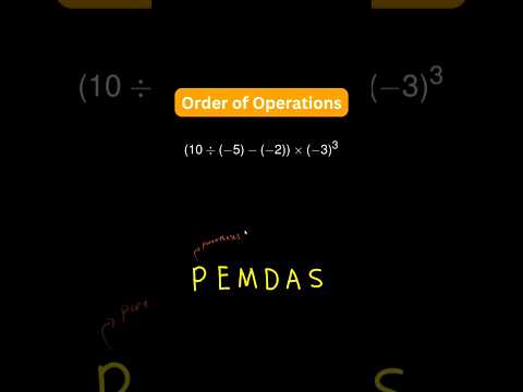PEMDAS and Integers!