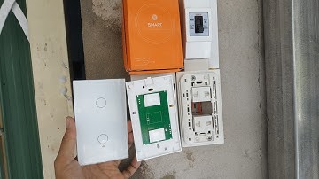 Lắp đặt thực tế công tắc wifi, RF 3IN1