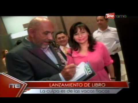 Lanzamiento de libro La culpa es de las vacas flacas