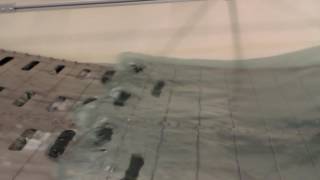 Purdue wave tank - wave breaking