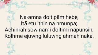 Na-Amna Doltipām Hebe...lyrics Anāl Gospel Song