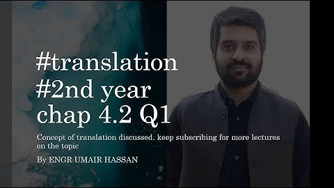 Translation of axes 2nd yr ch 4.2 Q1