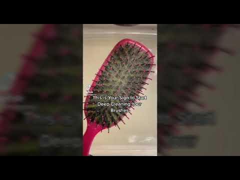 This Viral TikTok Shows How to Clean a Hairbrush and Why to Do It