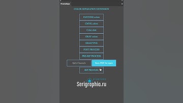 Serigraphia Seps plugin in Photoshop