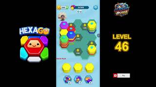 HexaGo: Sorting Puzzle Level 46 Solution | Gameplay Walkthrough