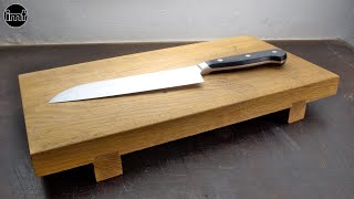 I made this Japanese cutting board - two ways of making sliding dovetails