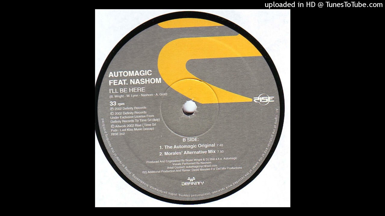 Automagic Featuring Nashom | I'll Be Here (The Automagic Original)