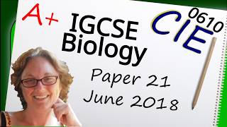 Biology Paper 2 - Summer 2018 - IGCSE (CIE 0610) Exam Practice screenshot 5