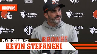 Kevin Stefanski: Making sure we're getting better in all these positions