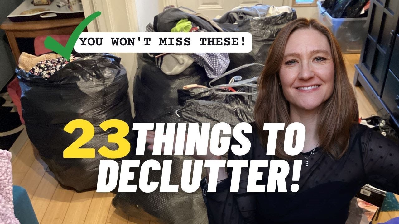 23 Things to Declutter in 2023 (You *DON'T NEED* these!) - YouTube