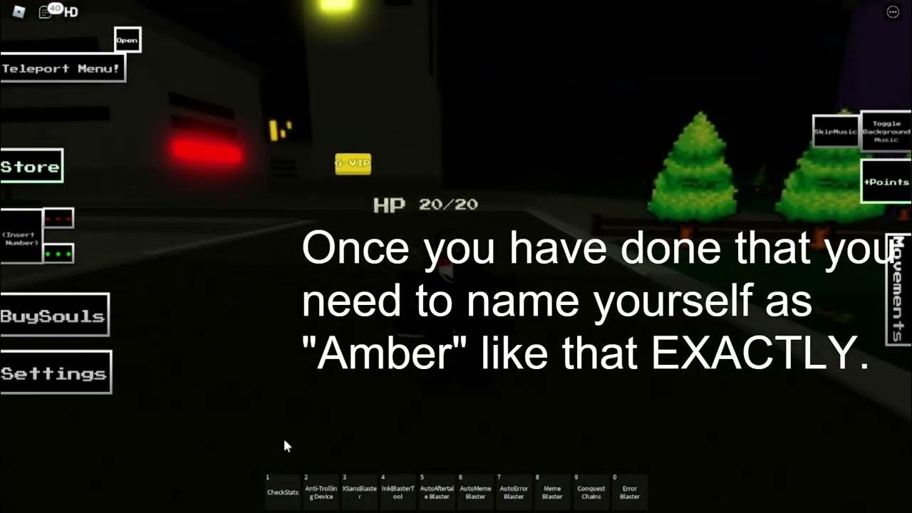 Undertale Rp: The Born Souls Codes 2021 Roblox Undertale RP: The Born Souls How to get Amber Soul - YouTube