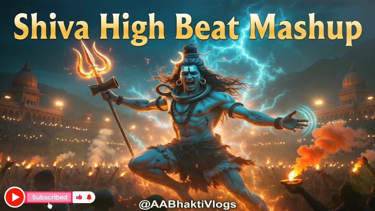 Har Har Mahadev High Beat Mashup | Powerful 5 Shiv Songs | Festival Dance Bhajan | @AABhaktiVlogs