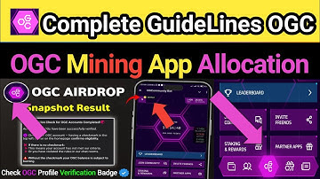 OGC Kyc Verification Complete Method | OGC Mining New Update | OGC Wallet Connect | Ogc ki kyc