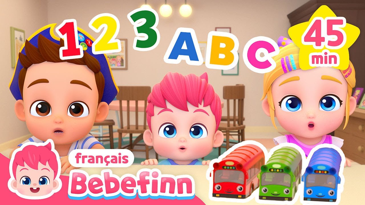 Apprenons ABC et les Chiffres ! | +Comptines | Bebefinn en français👶Chansons pour Enfants