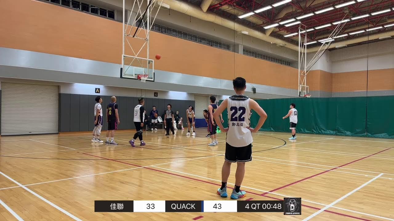 傲聯平日籃球聯賽Season 9 D6 10022026 佳聯 VS Quack
佳聯 VS QUACK