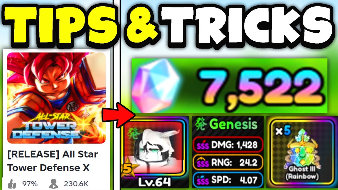 Tips & Tricks for All Star Tower Defense X Roblox - YouTube