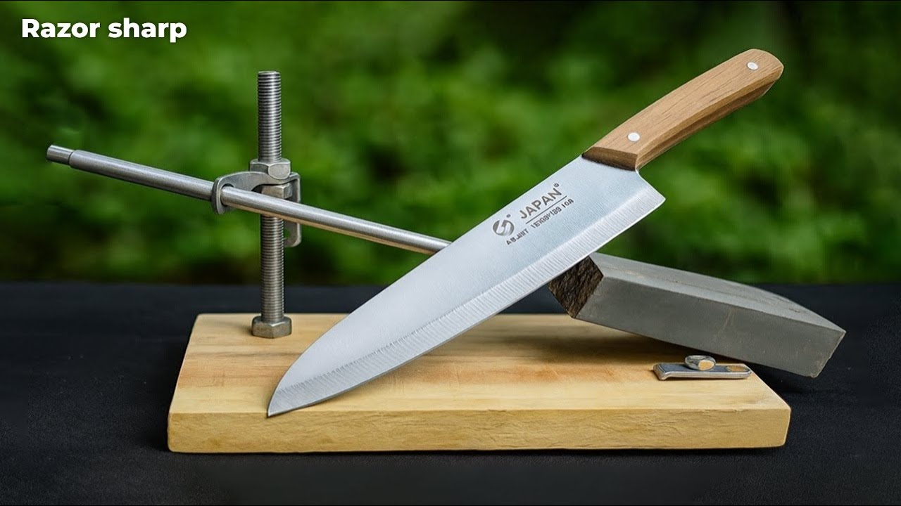 Millions Of People Don't Know This Secret. Sharpen A Knife To Razor Sharp In Just 3 Minutes