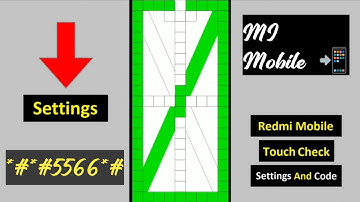 Redmi Mobile Touch Check Settings And Code ||  Redmi Phone Secret Settings