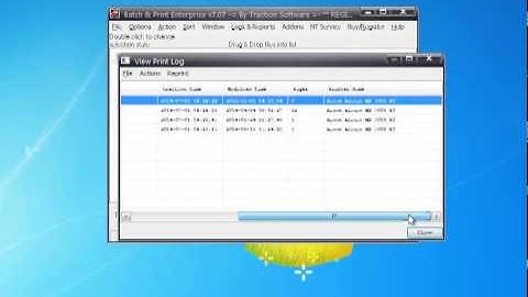Batch & Print Enterprise - How to reprint files from the log file