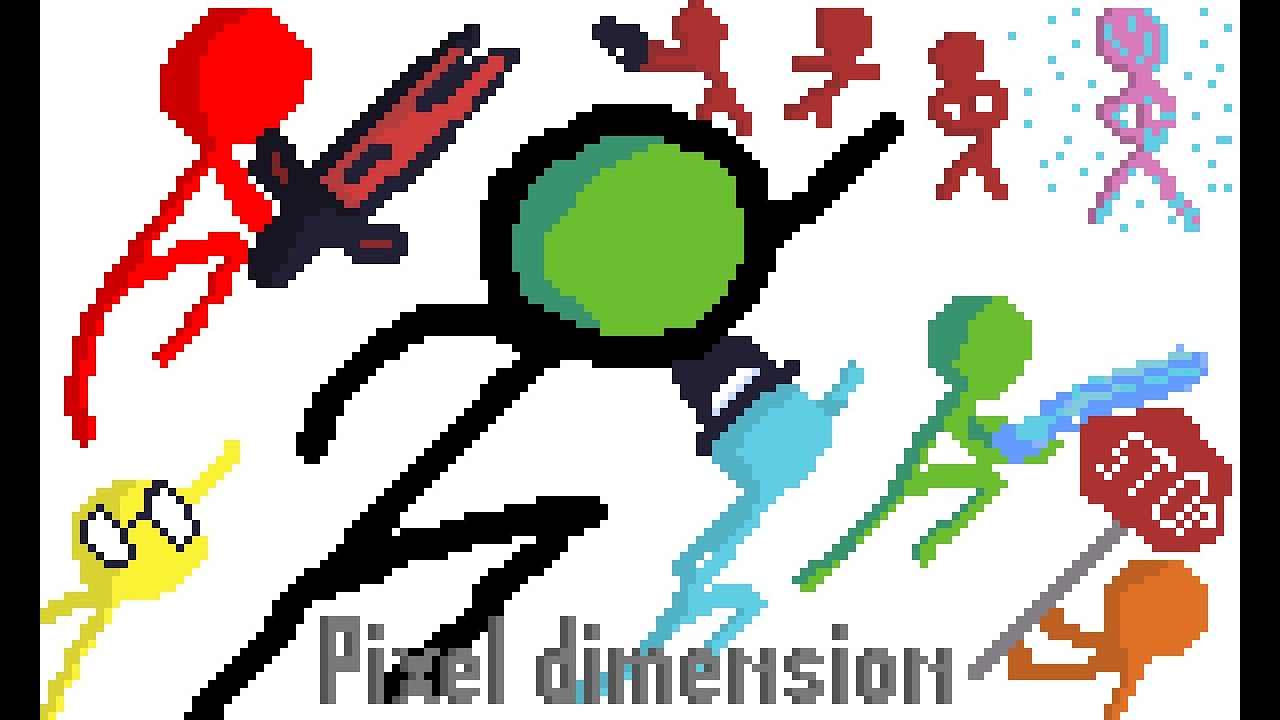 Stick fight pixel art