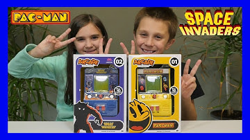 PAC-MAN & SPACE INVADERS MINI ARCADE GAMES