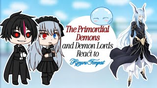 || 🇺🇸🇧🇷🇮🇩 || The Primordial Demons and Demon Lords React to Rimuru Tempest || Gacha React ||