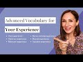 Advanced English Vocabulary | Adjectives to Describe Experience