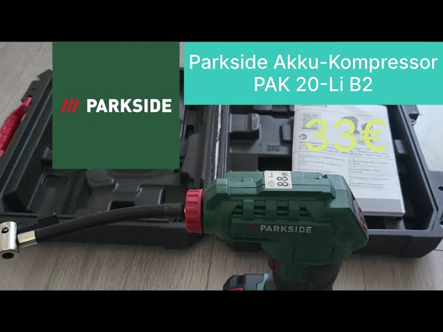 Test Parkside PAK 20-Li B2 : un gonfleur puissant qui jamais ne s