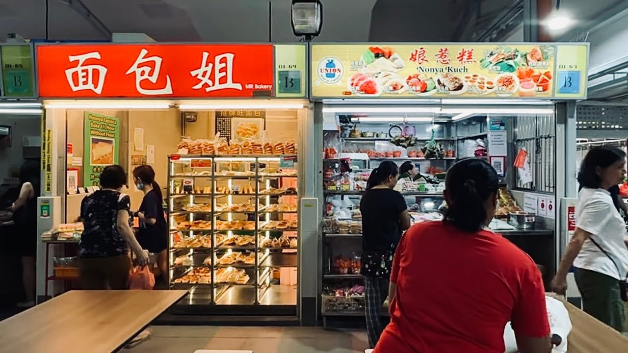 🇸🇬 *RENOVATED* Small Market & Hawker Centre in Tiong Bahru 2024 (Beo Crescent Market & Food Centre)