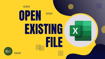 How to Open Excel Workbook | | Excel Tutorials No 09