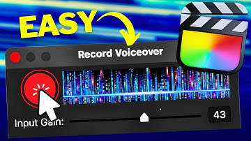 How to Record Your Voice-over In Final Cut Pro