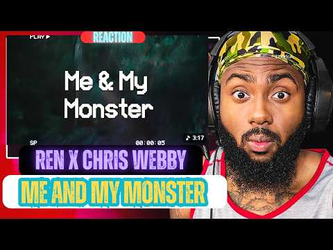 Inpatient (Ren x Chris Webby) - Me and My Monster (Lyric Video) | FIRST REACTION