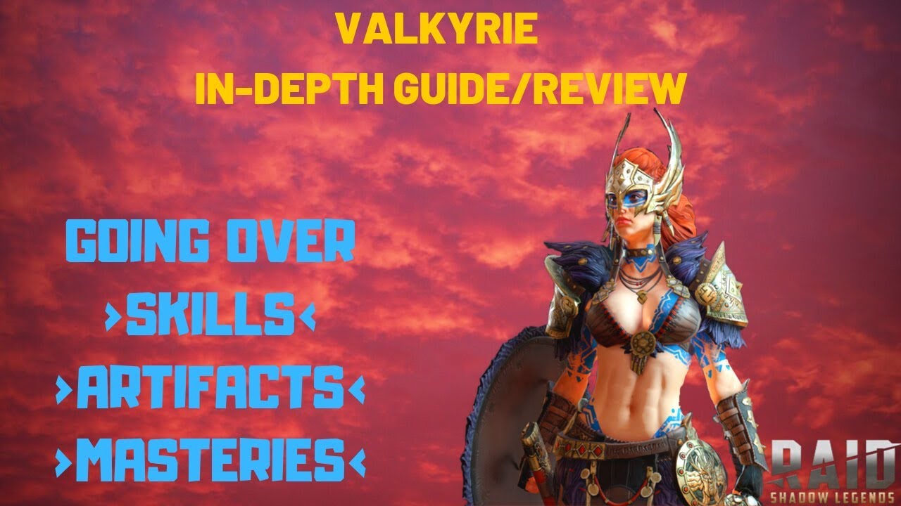 Valkyrie In Depth Guide Review Raid Shadow Legends Youtube