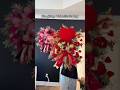 It’s Giving Valentine’s Day! #wreathmaker #handmadeseller #luxurywreath #wreath #valentinesdaydecor