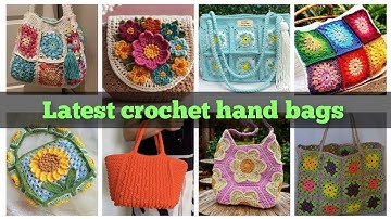 200+Attractive shoulder hand bags designs for ladies/crochet new stylish designs of purse