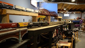 3rd Rail Niagara w/ PS2 starts pass train (O scale 2 rail)