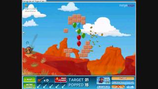 Bloons 2 Worlds 1 and 2 Walkthrough (Levels 1-24)