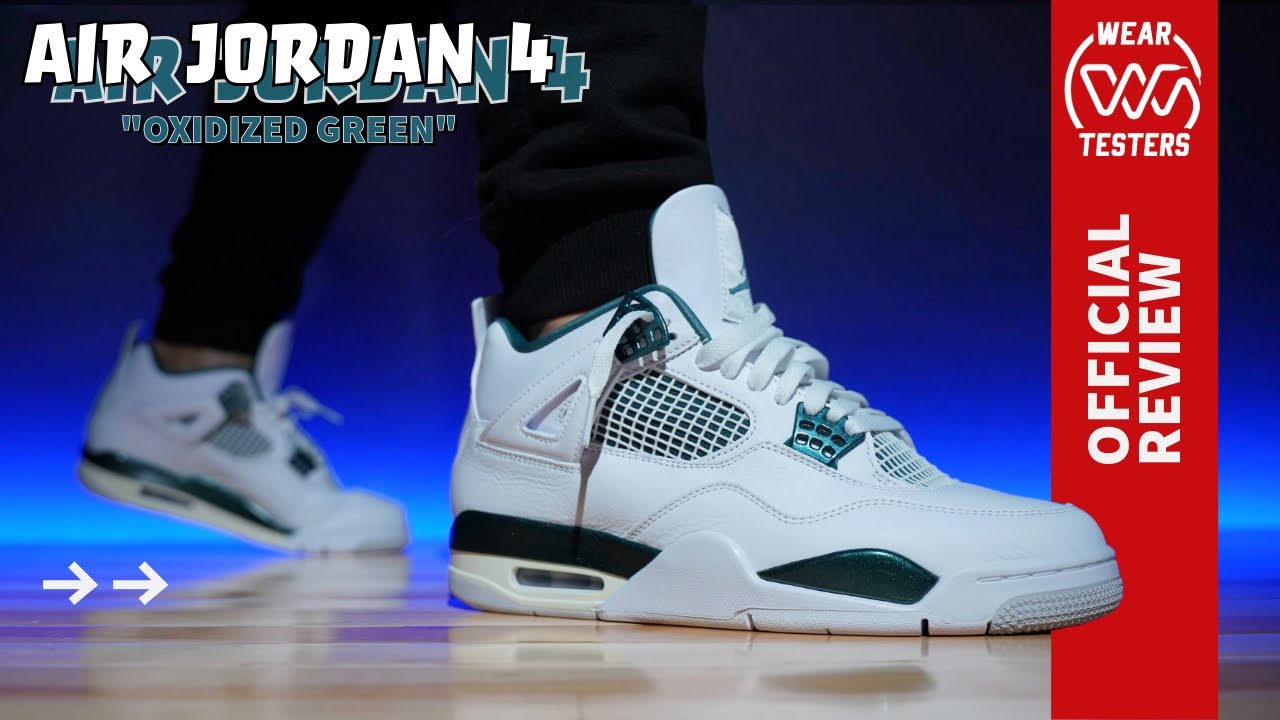 Air Jordan 4 Oxidized Green - YouTube