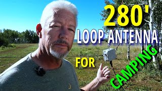 Build an HF Loop antenna for camping | K7SW ham radio