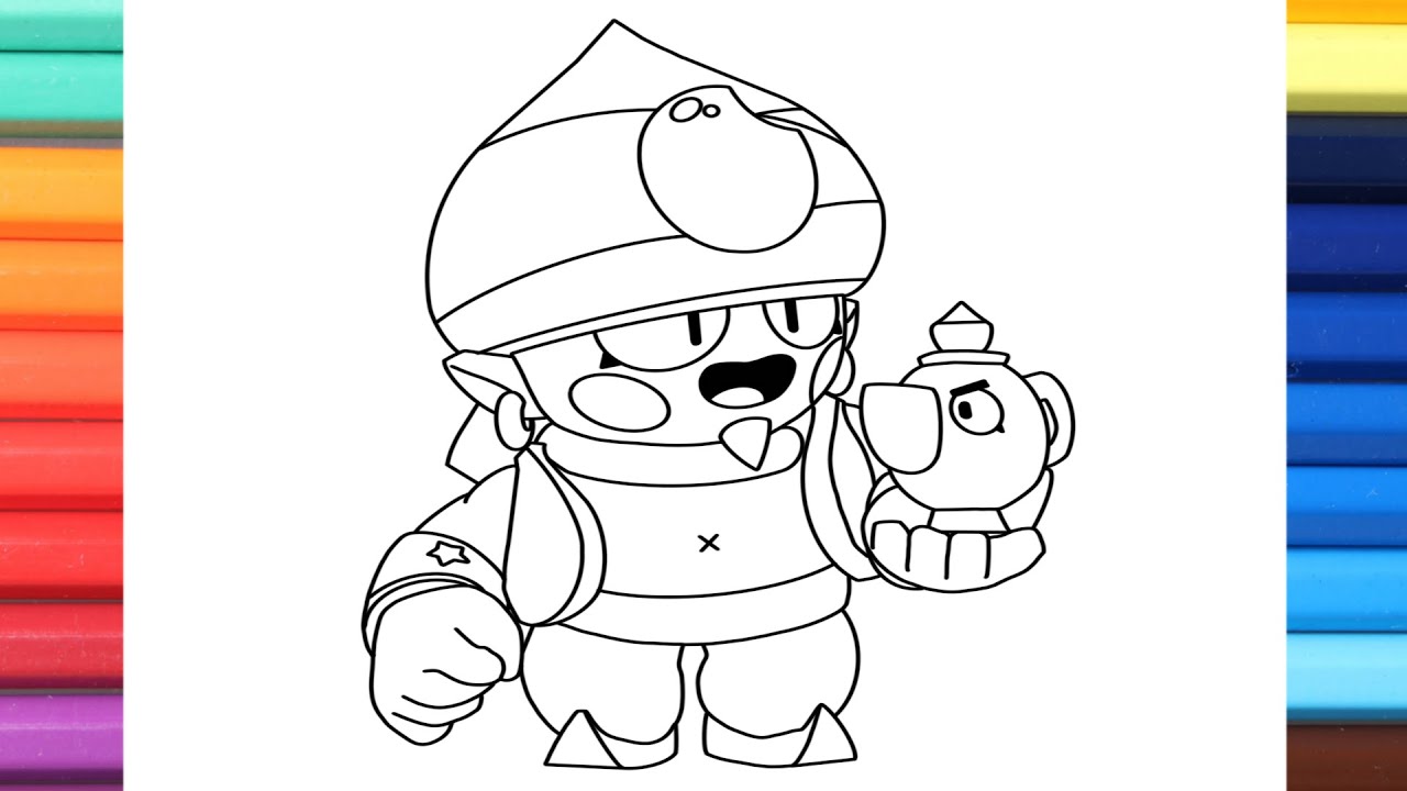 HOW TO DRAW GENE FROM BRAWL STARS