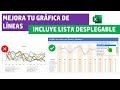 Grafico de Lineas Dinámico con Lista Desplegable | Dashboard en Excel