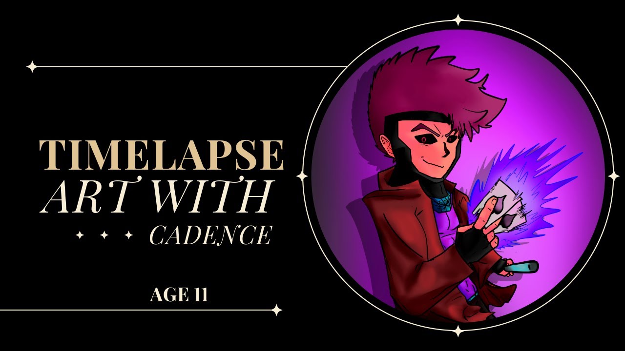 Timelapse Drawing Gambit - YouTube