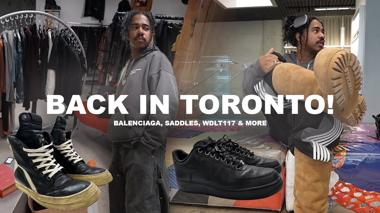 shopping for Archive Fashion & Balenciaga in Toronto